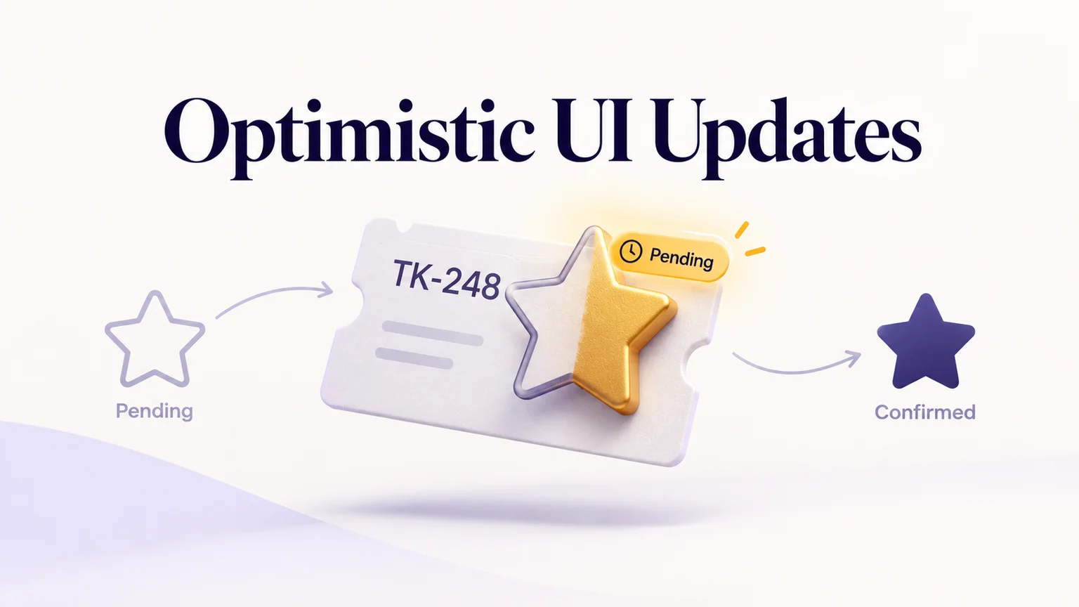 Optimistic UI Updates: Make Pending Changes and Rollback Clear