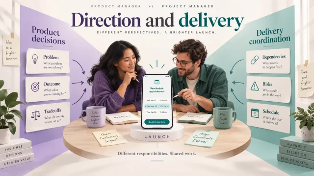 Product Manager vs Project Manager: Roles and Shared Decisions
