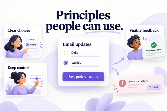 10 UX Design Principles with Practical Examples