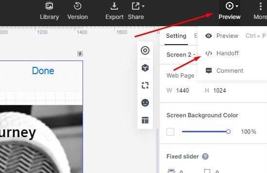 web app wireframe