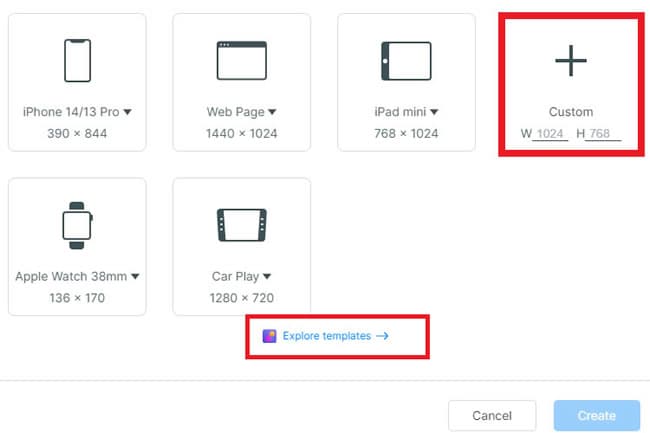 custom the size