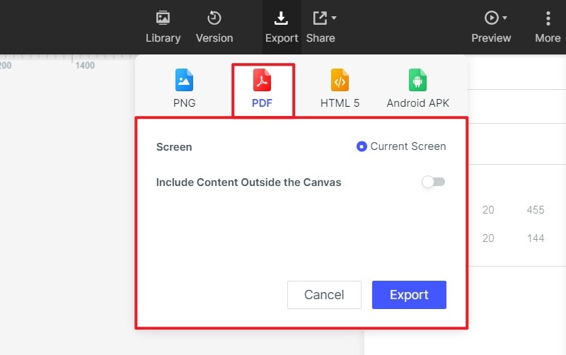 figma export to pdf
