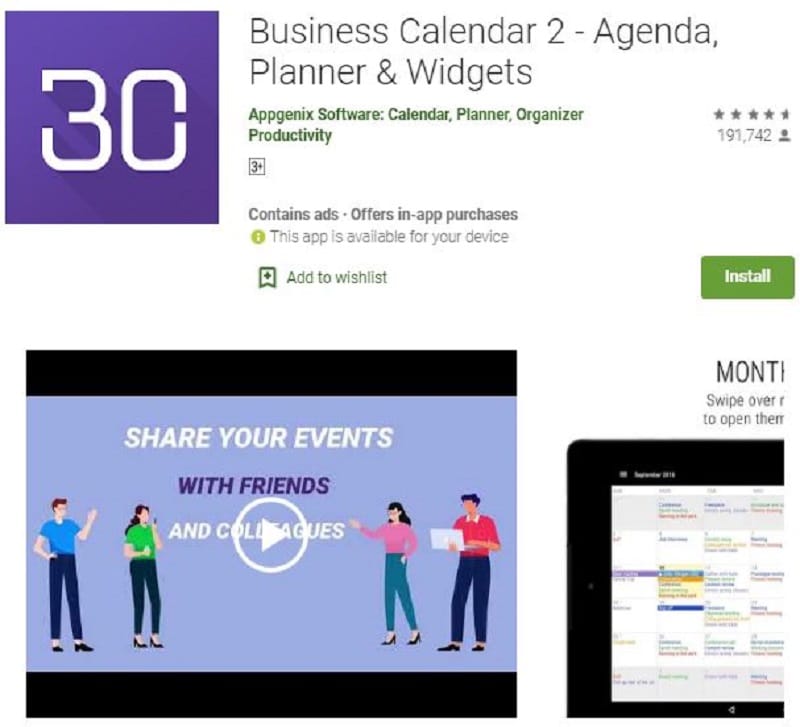 best calendar widget for android