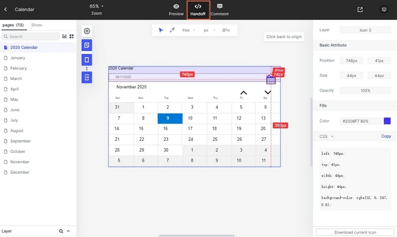 creative table calendar design
