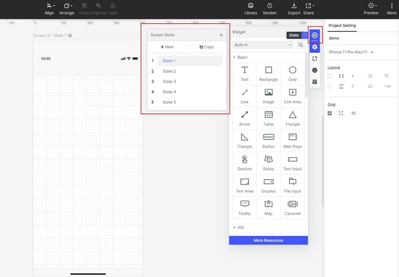 adobe xd create components