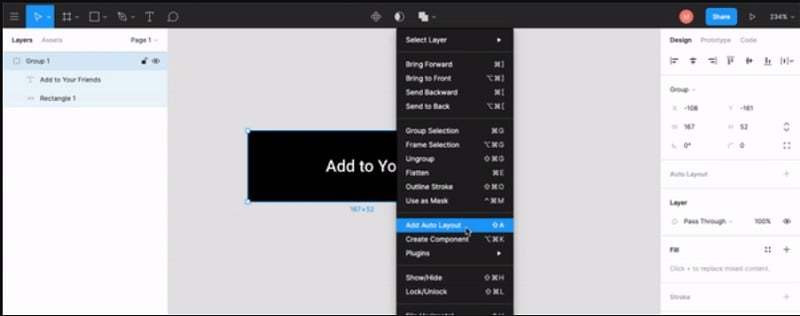 Historical Figma Auto Layout controls