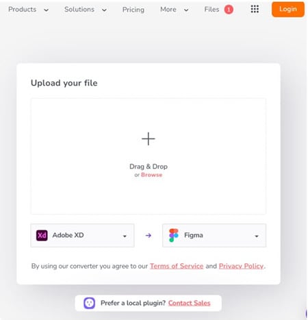 upload file