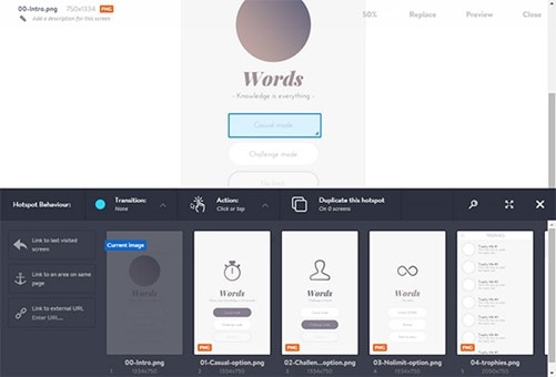 marvel app mockup