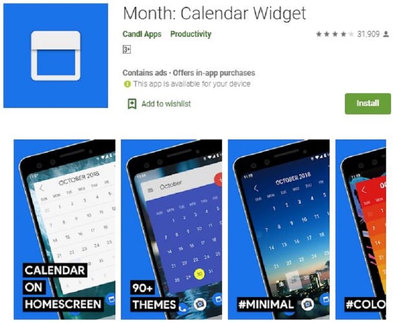 app widget
