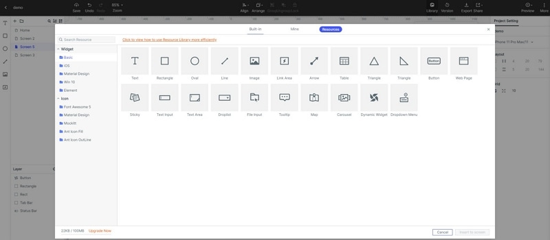 asset library