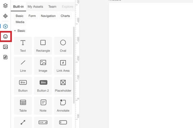 icons tab