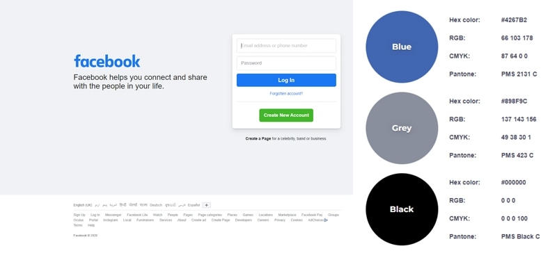 modern web color palette