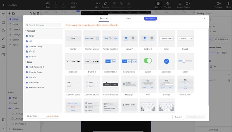 modern flat ui