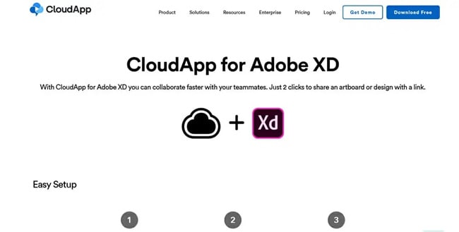 interface elements of cloudapp
