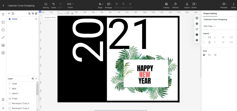 calendar cover design ideas