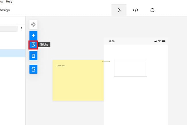 preview sticky note