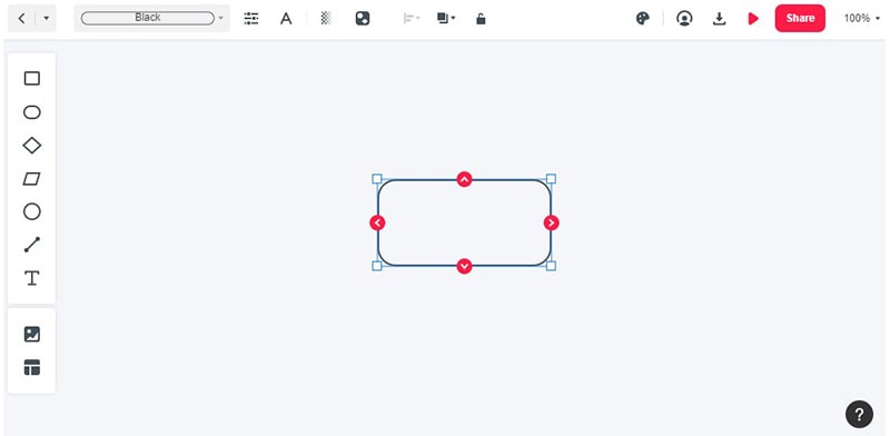 Earlier Mockitt flowchart canvas