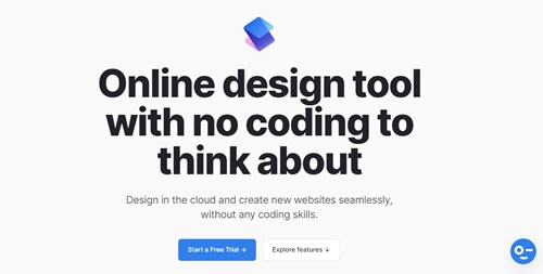 Earlier Siter.io website view illustrating its product positioning