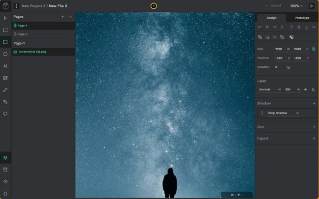 screenshot of penpot user interface