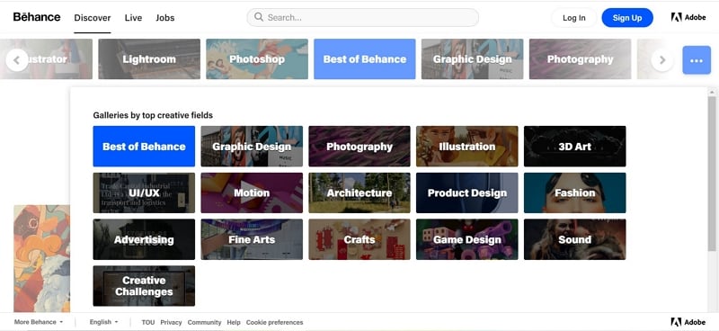 behance dribbble
