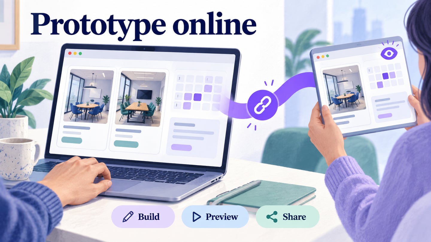 How to Create a Prototype Online and Share It for Review