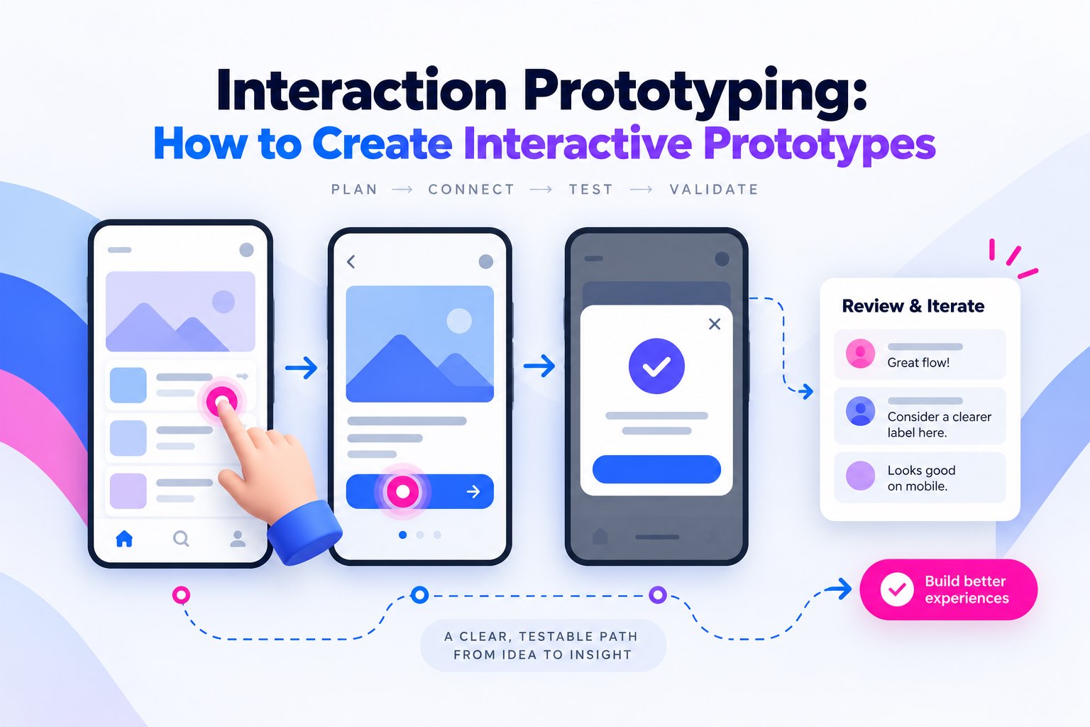 Interaction Prototyping: How to Create Interactive Prototypes