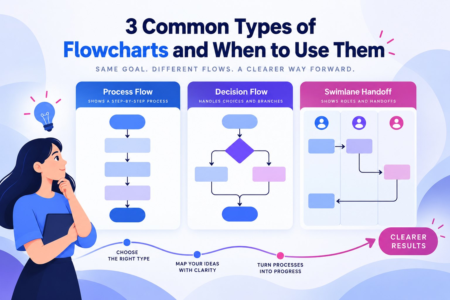3 Common Types of Flowcharts and When to Use Them