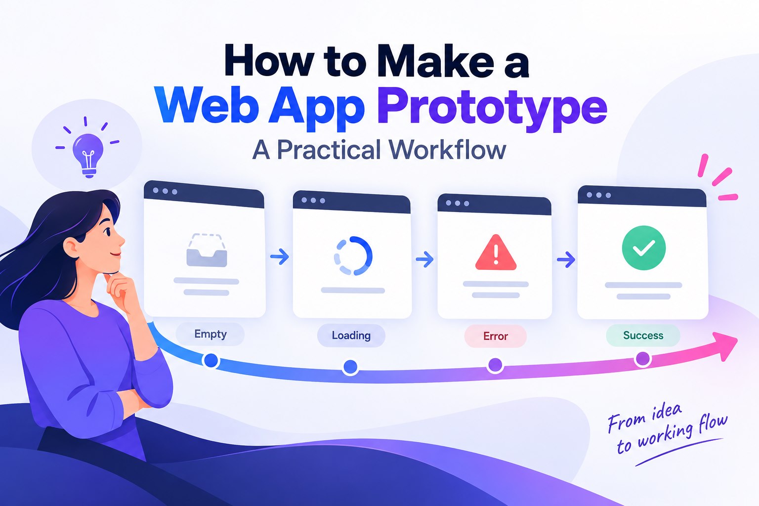 How to Make a Web App Prototype: A Practical Workflow