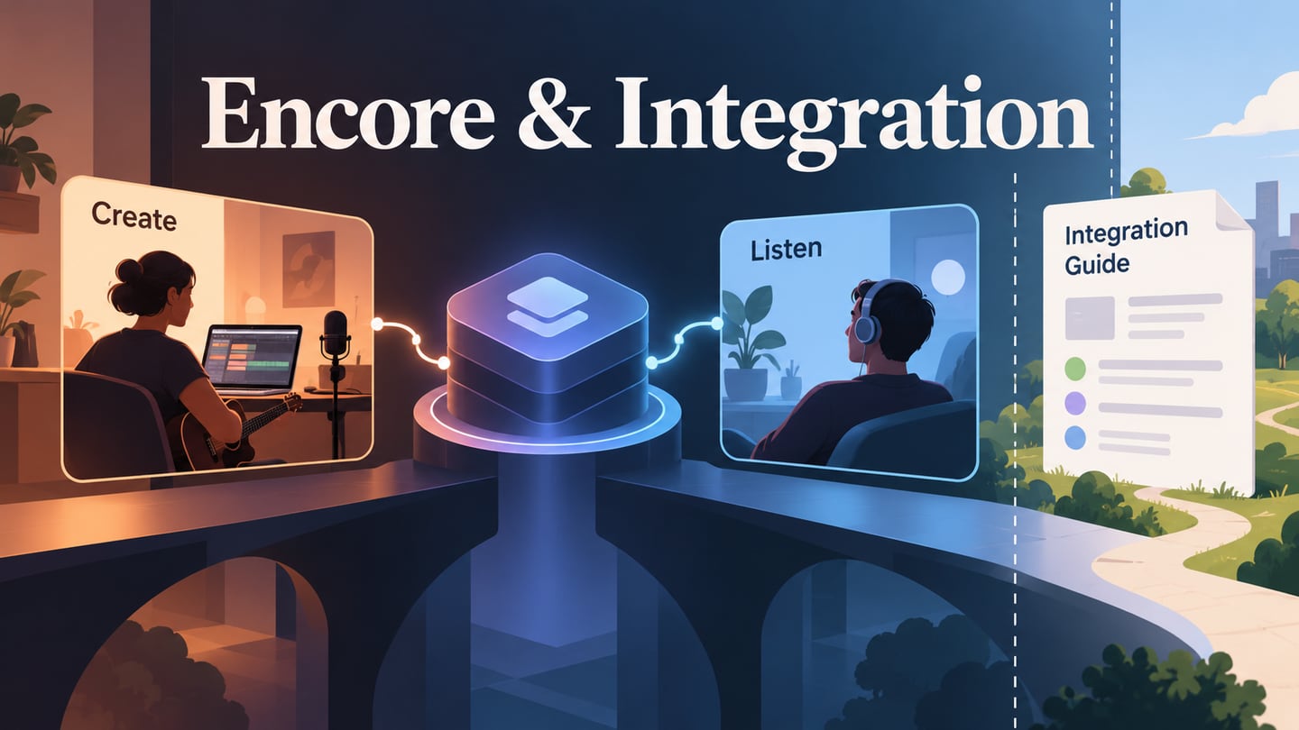 Shared design foundations separated from an external-content integration boundary