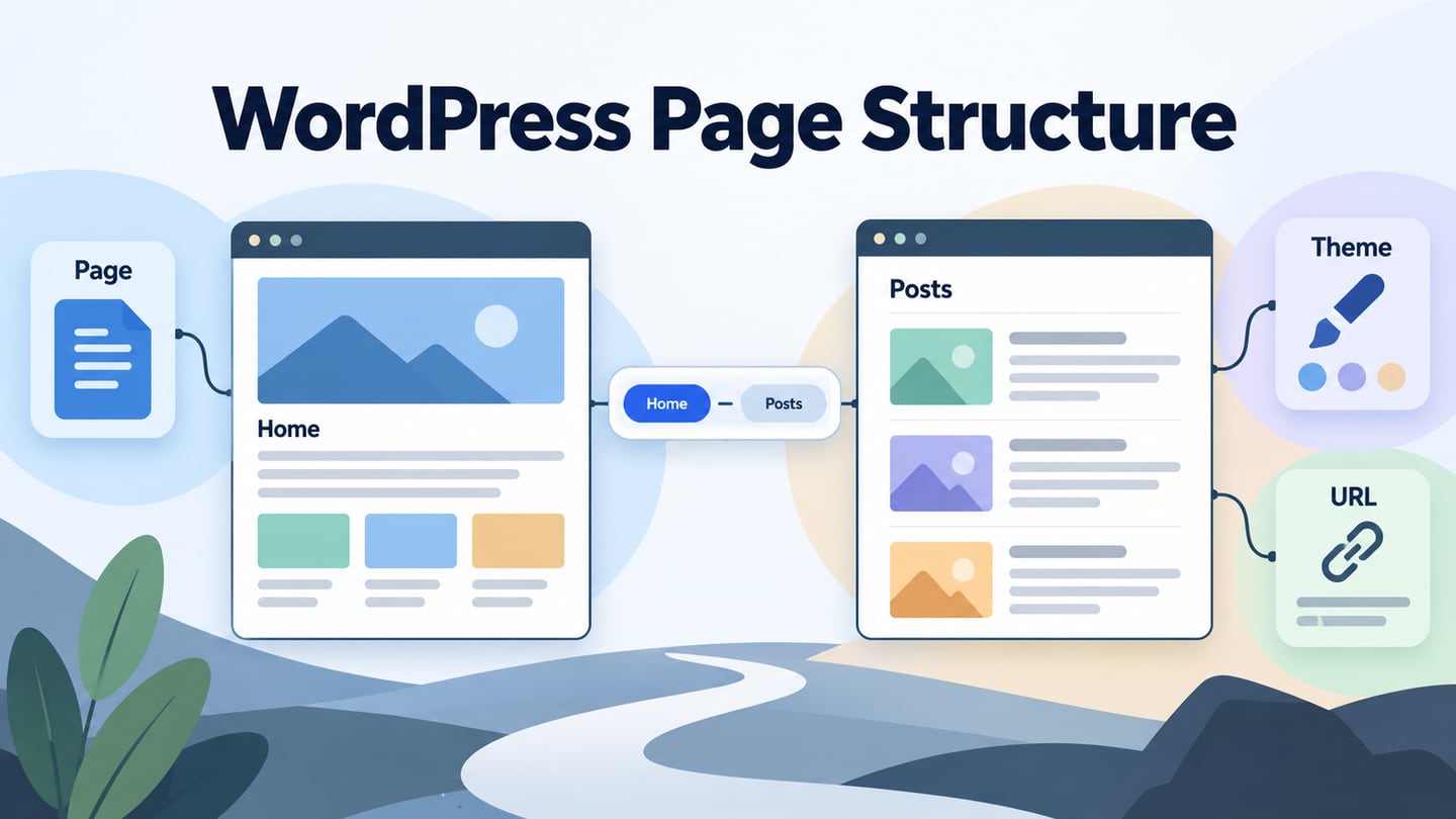 A publication homepage and separate posts index show how content and navigation fit together.