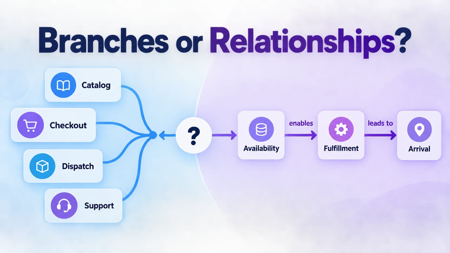 Mind-map branches compared with labeled concept-map relationships
