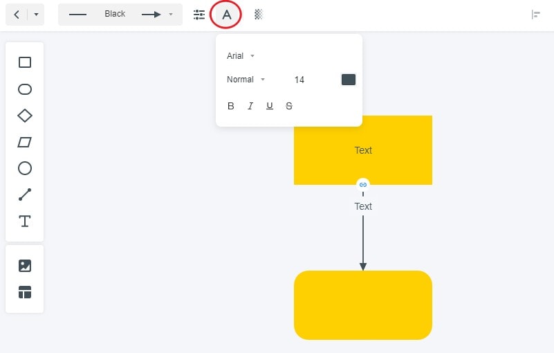 Earlier text formatting controls
