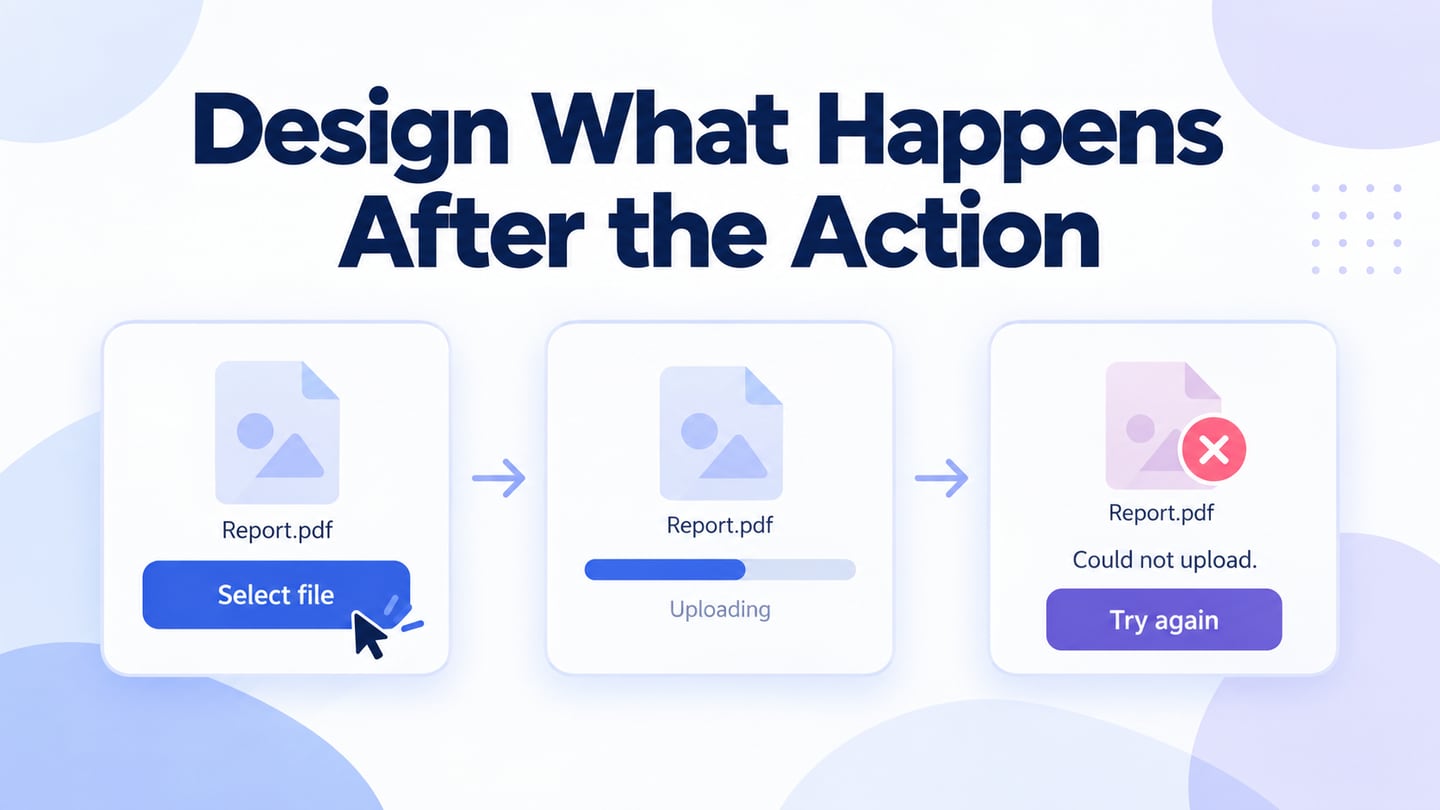 UX Interaction Design: Define Actions, States, Feedback, and Recovery
