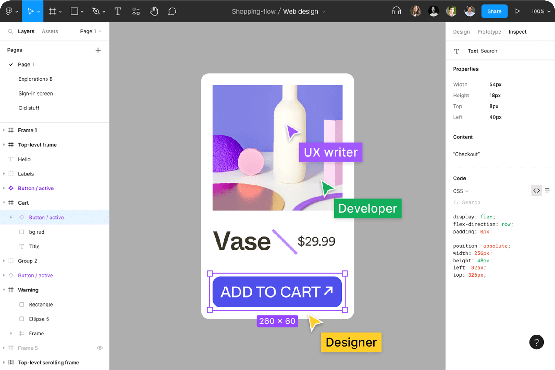 Figma Team Collaboration Features
