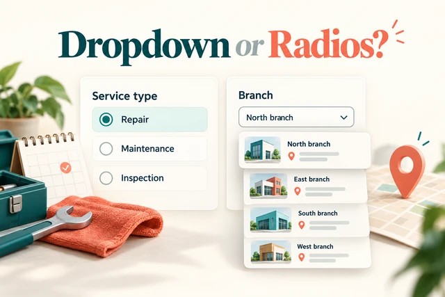 Dropdown vs Radio Buttons: Choose the Right Single-Select Control